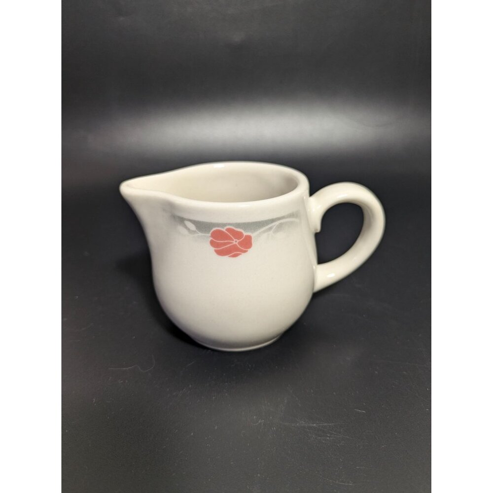 Syracuse China Creamer With Floral Accent Design Vintage